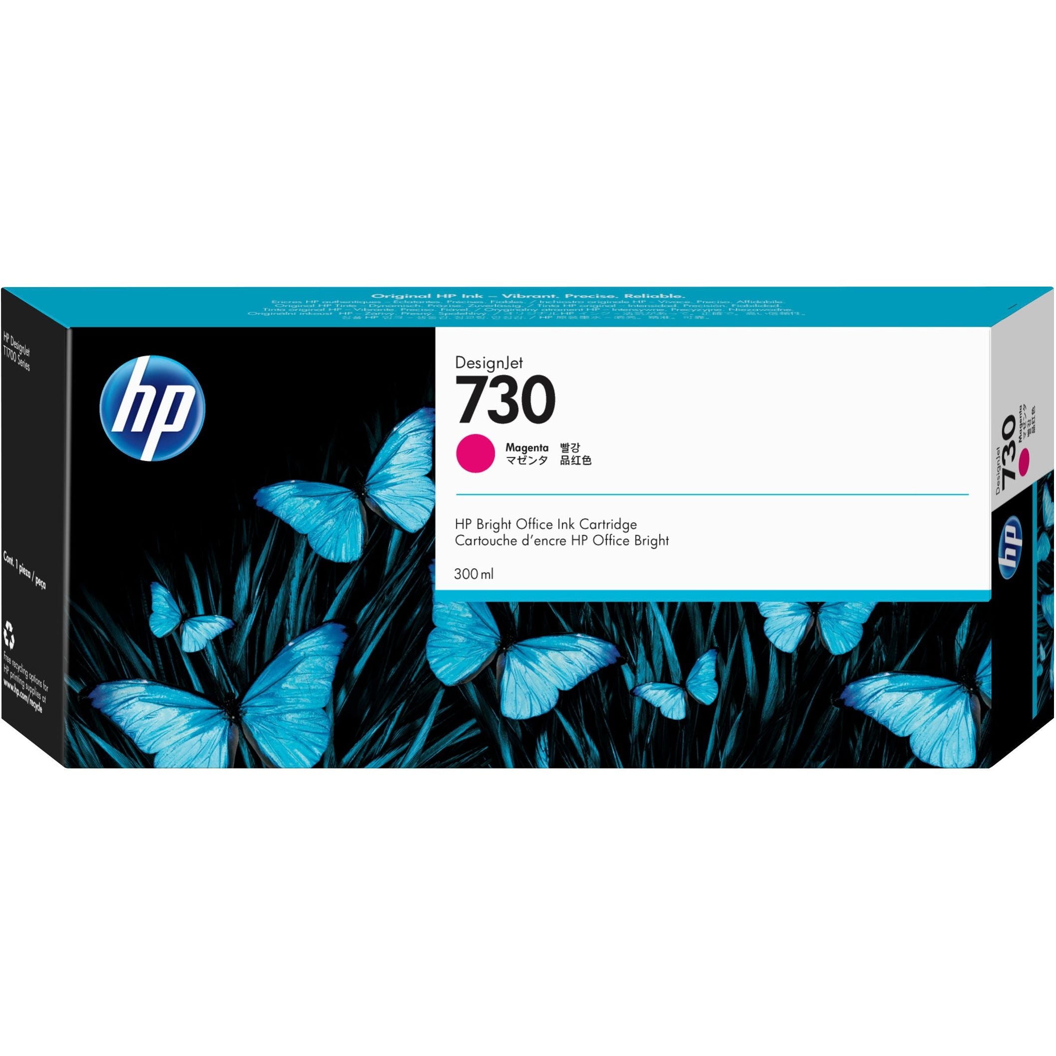 HP 730 300 ml. Magenta DesignJet Ink Cartridge