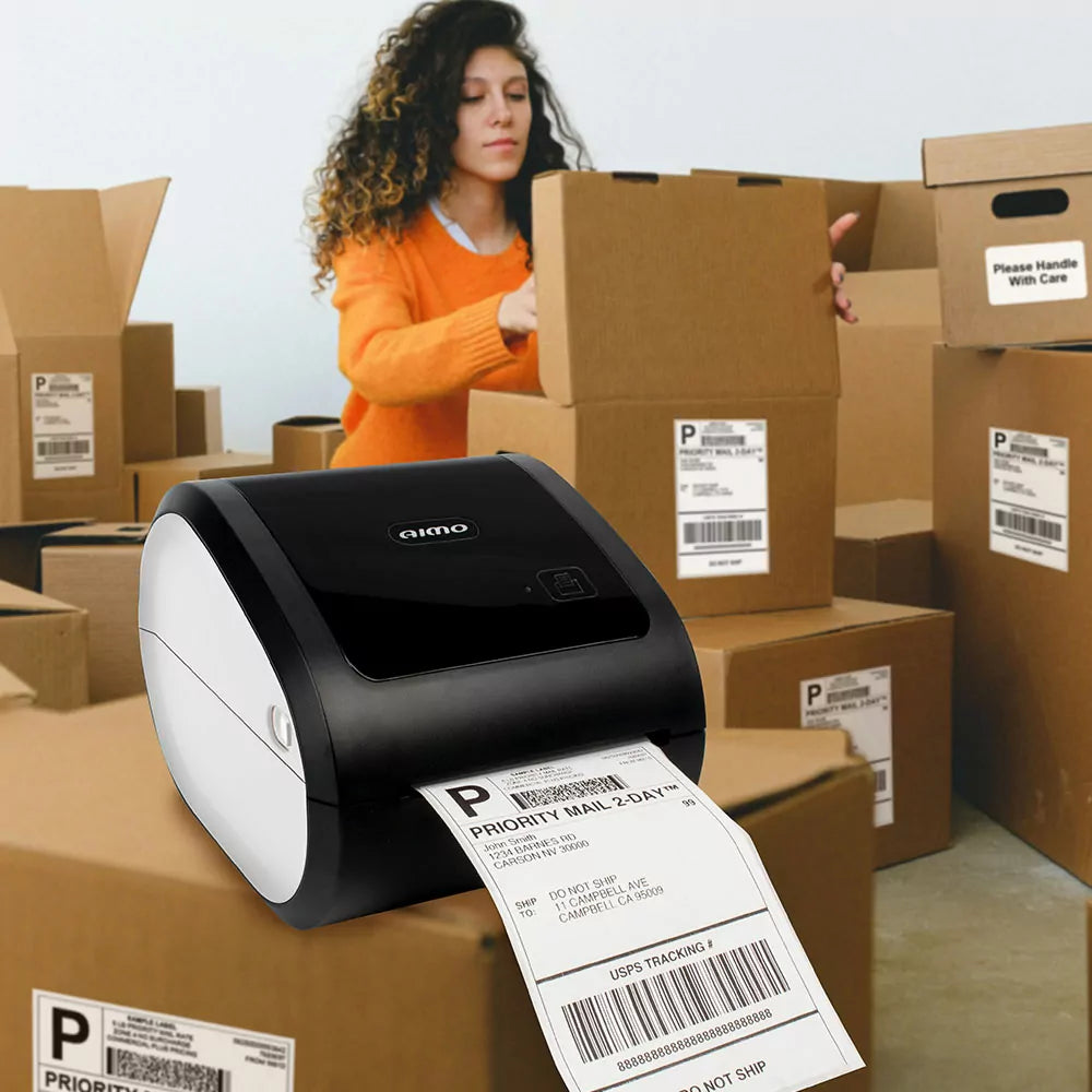 Aimo D550 Pro límmiðaprentari fyrir Dropp, Póstinn, Shopify, Woocommerce ofl. ofl.