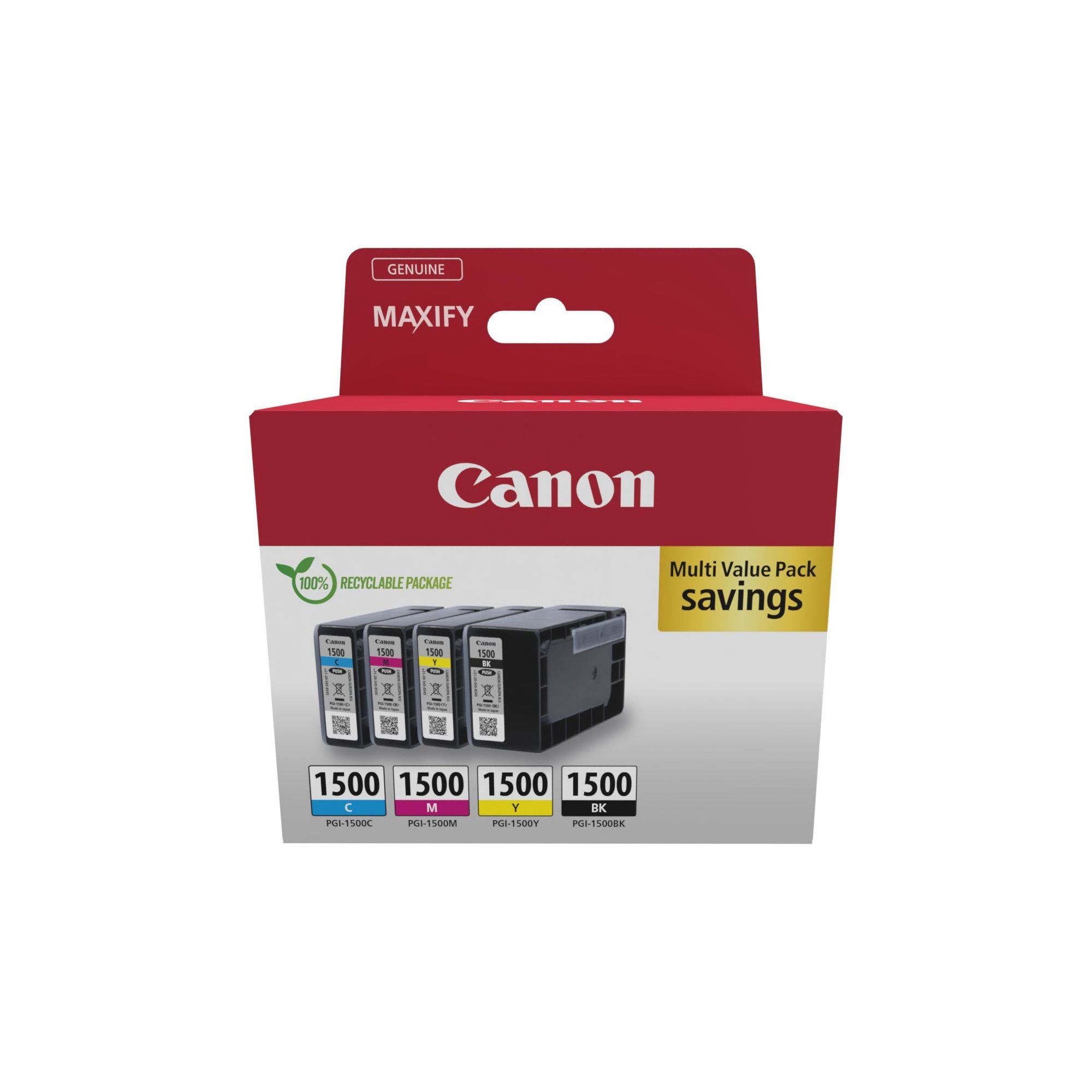 Canon 9218B006 ink cartridge 4 pc(s) Original svart, blátt, rautt, gult