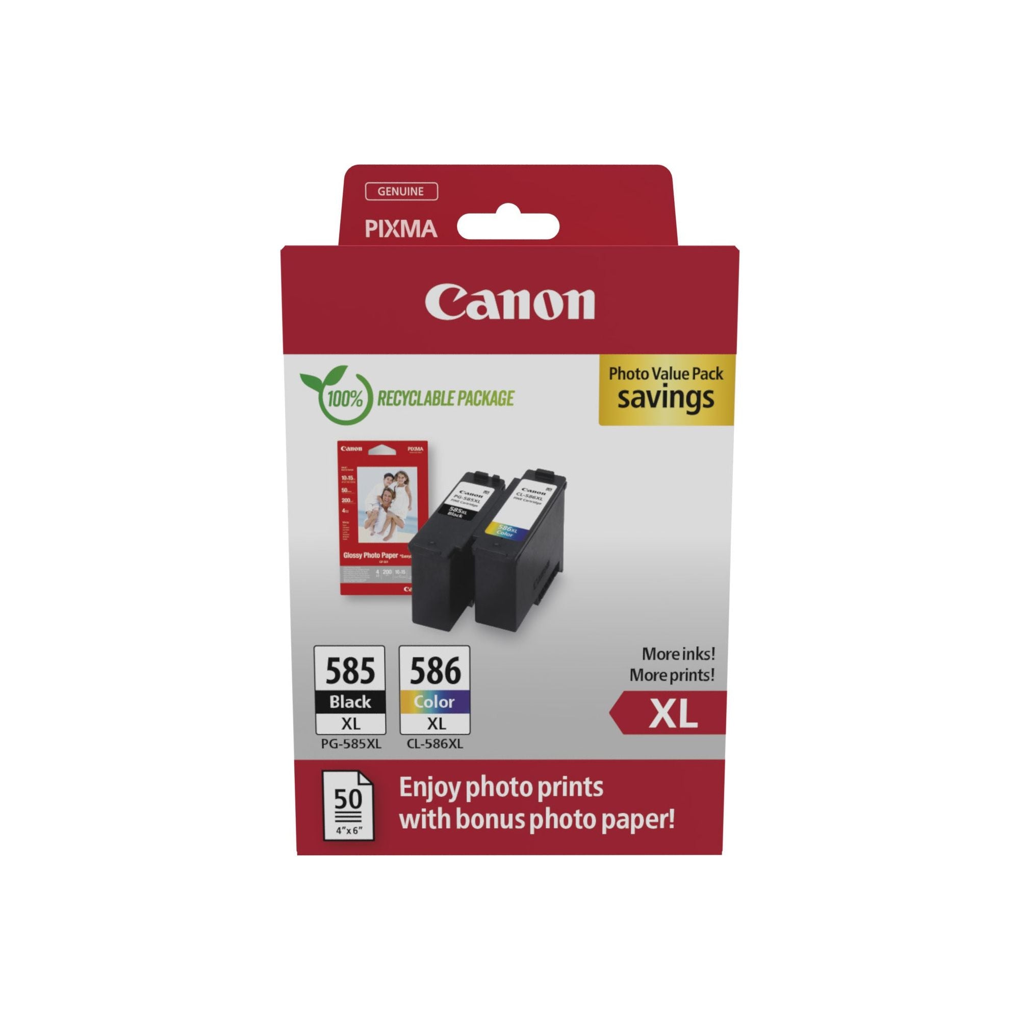 PG-585XL/CL-586XL Photo Value Pack