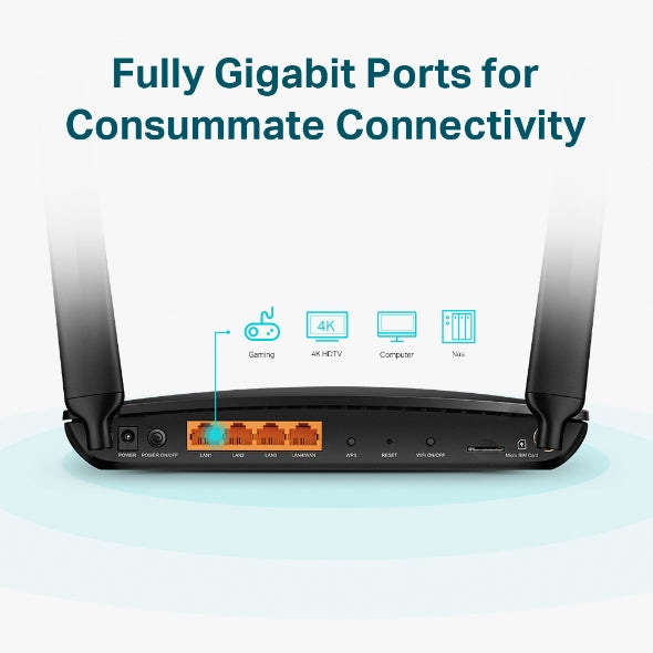 TP-LINK Router ARCHER MR600 / MR6004G Black