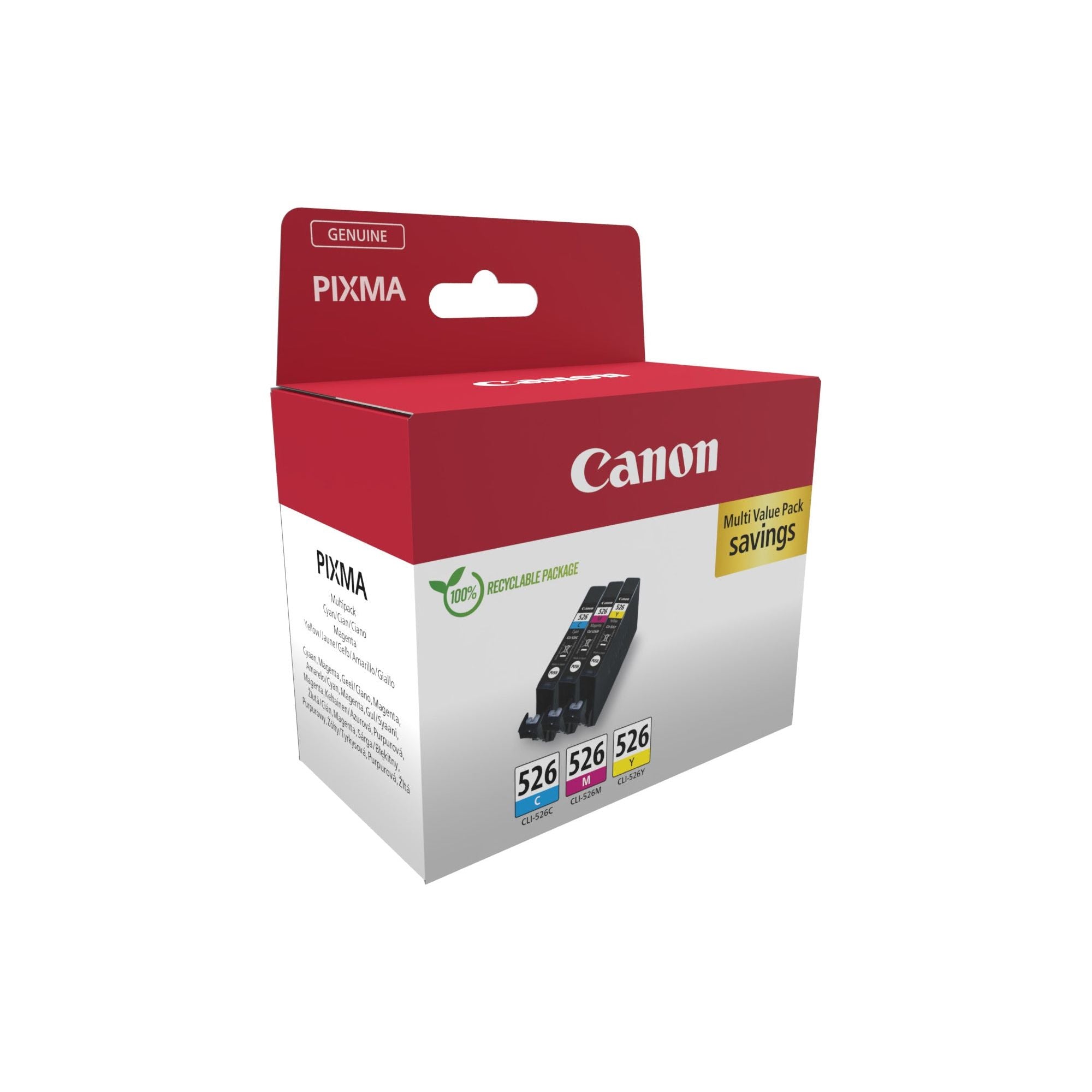 Canon 4541B018 ink cartridge 3 pc(s) Original blátt, rautt, gult