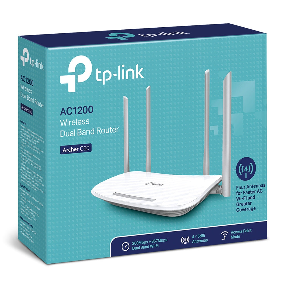 TP-LINK Router ARCHER C50 / AC50 Black