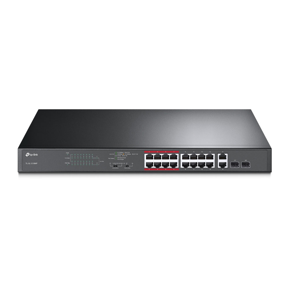 TP-LINK Switch TL-SL1218MP / JetStream SL1218MP Black