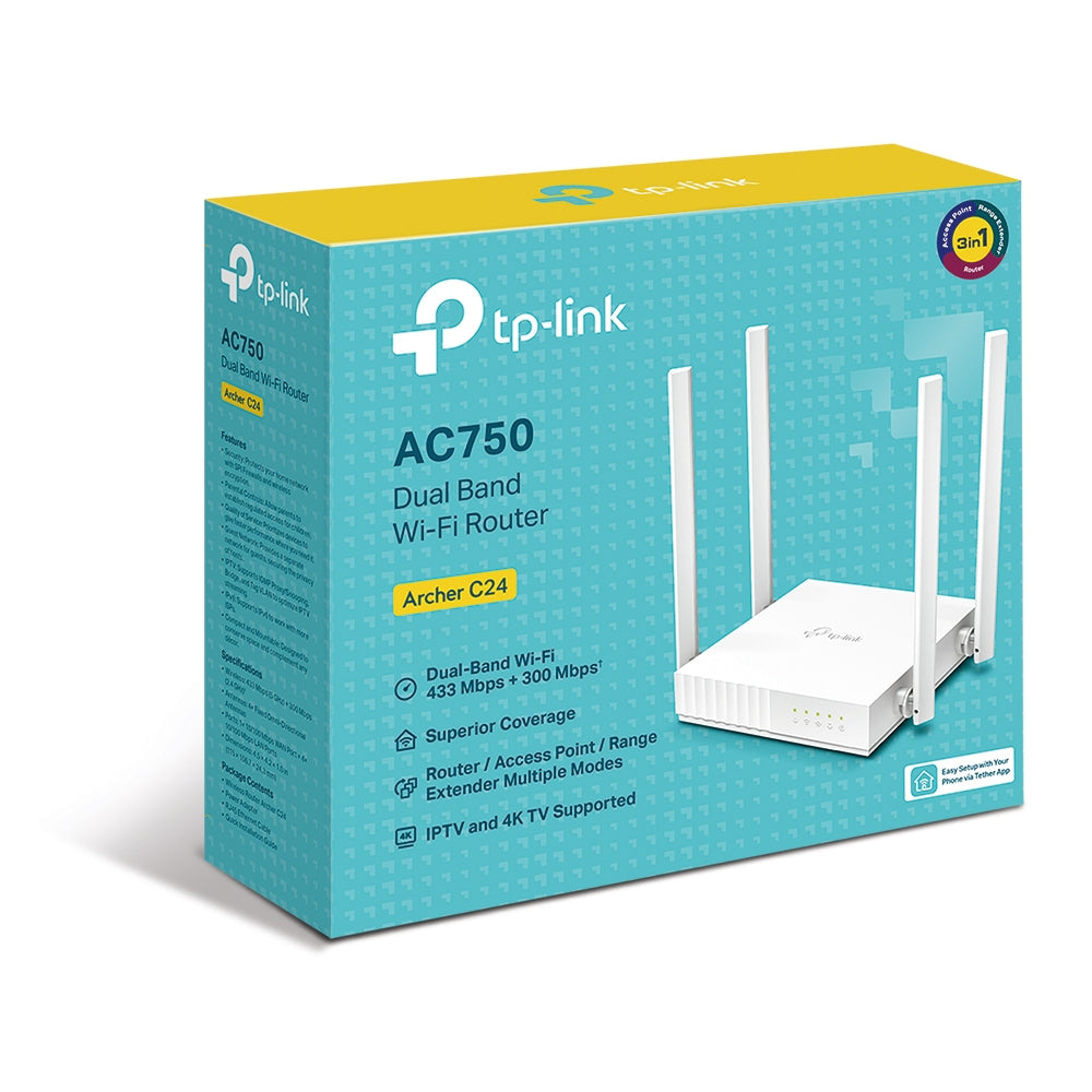 TP-LINK Router Archer C24 White