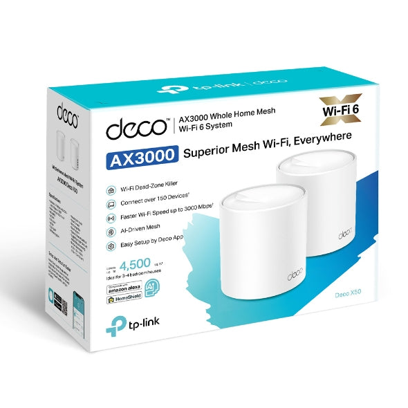 TP-LINK Router Deco X50(2-Pack) / DECX502 White