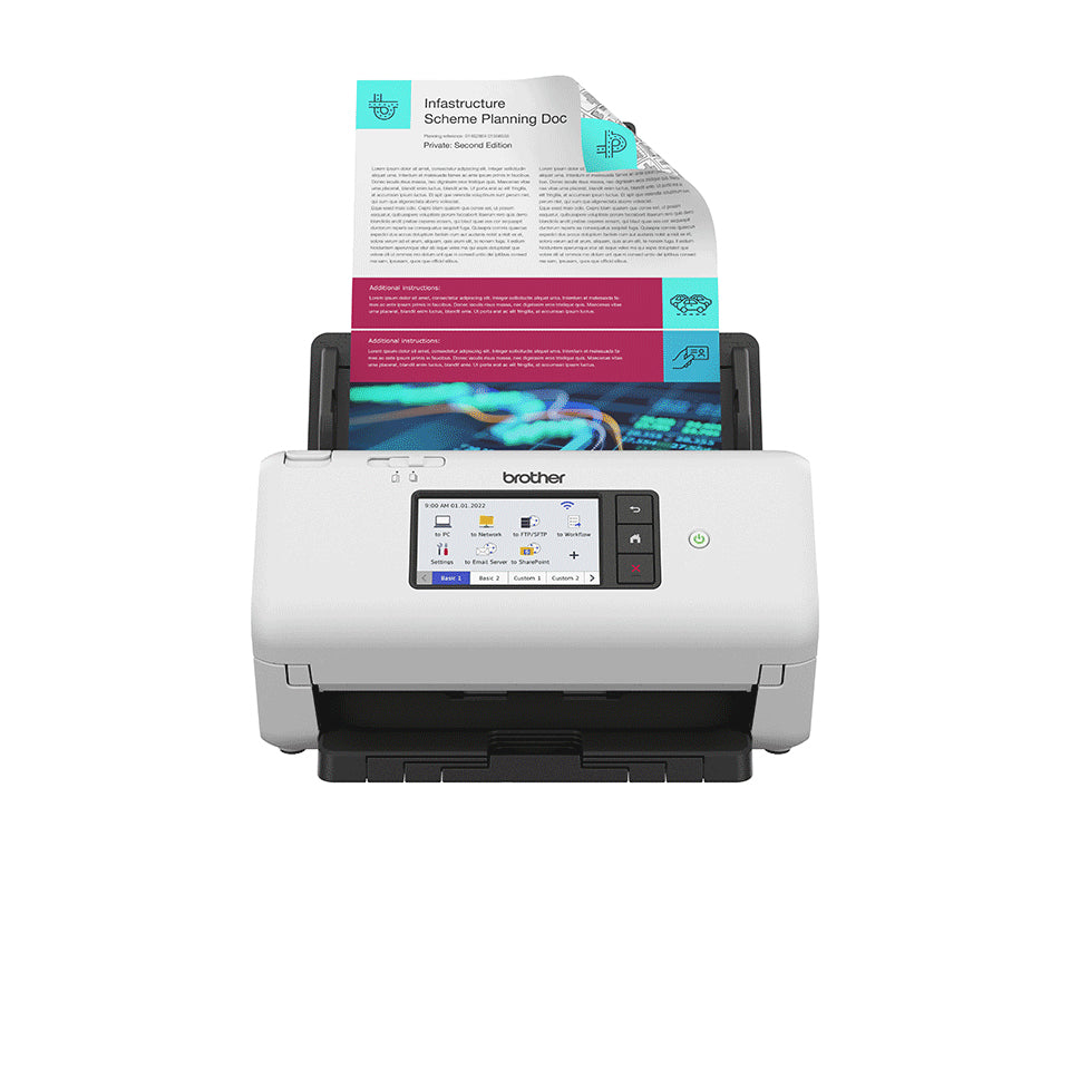 ADS-4700W Wireless Network Desktop Scanner