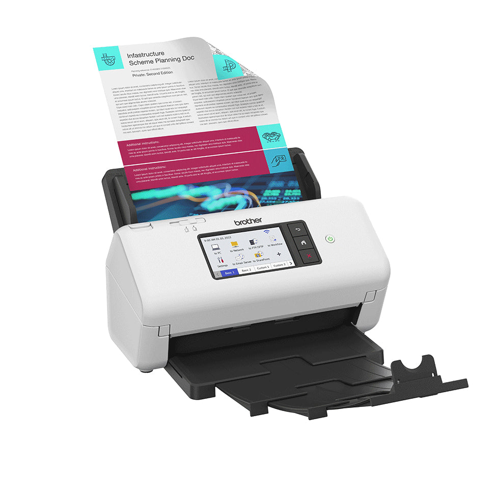 ADS-4700W Wireless Network Desktop Scanner