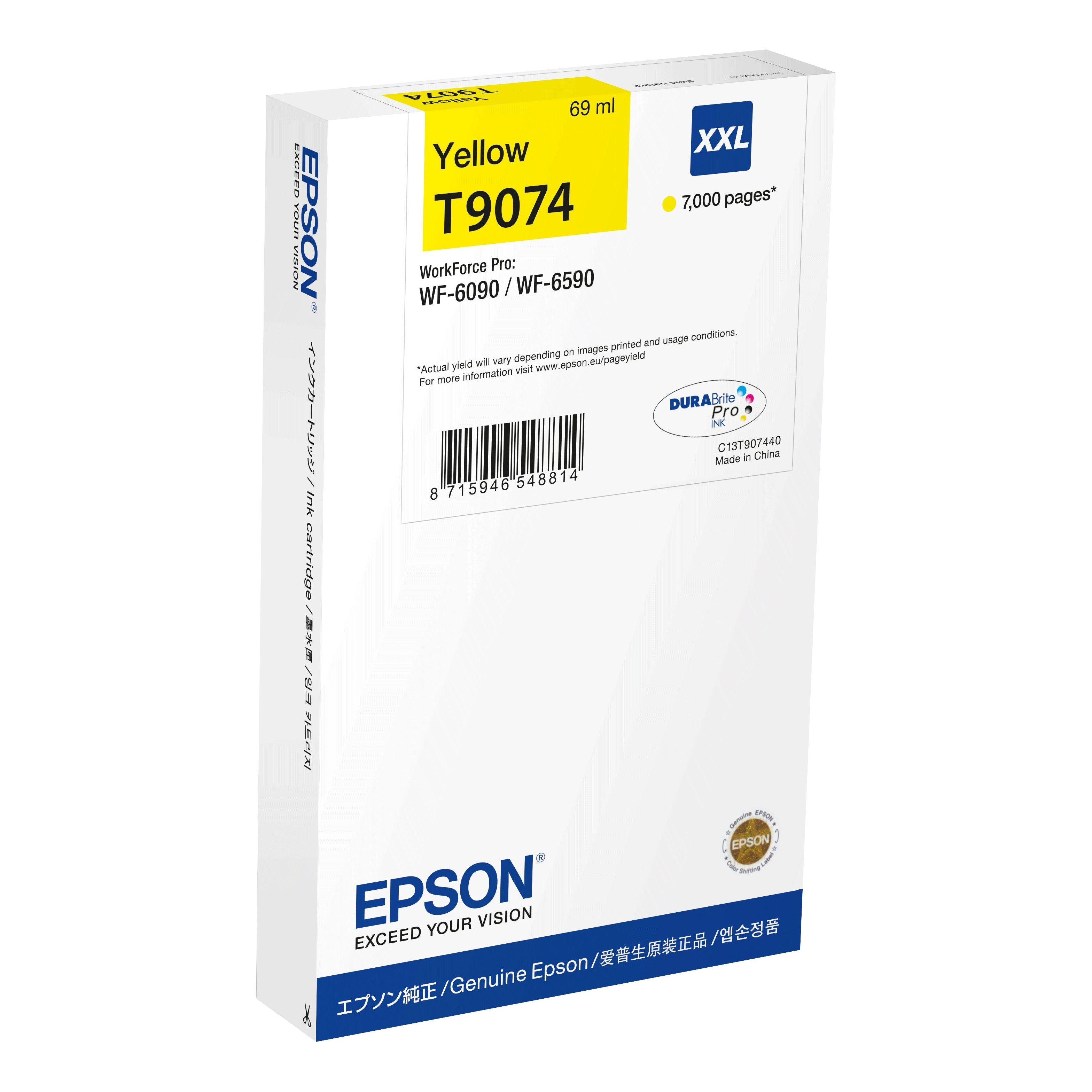 Epson WF-6xxx Ink Cartridge Yellow XXL