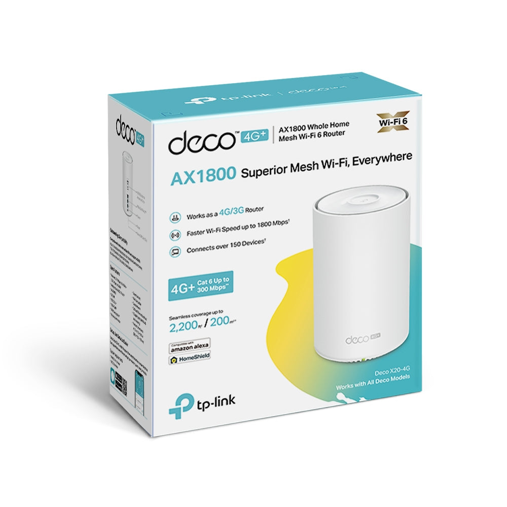 TP-LINK Router DECO X20-4G / DECX204 White