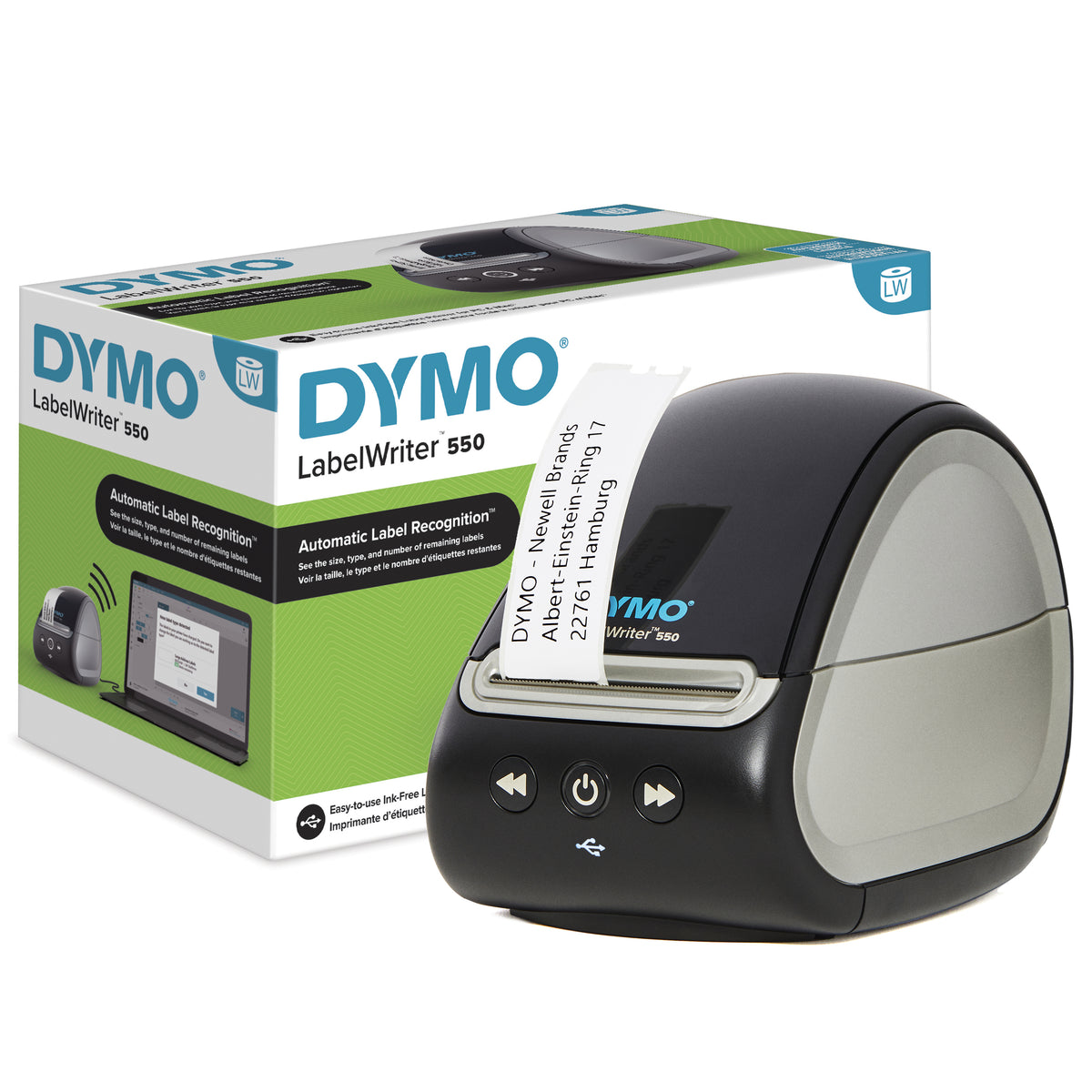 DYMO LabelWriter 550 USB,300dpi,Etiketten bis 60mm Breite