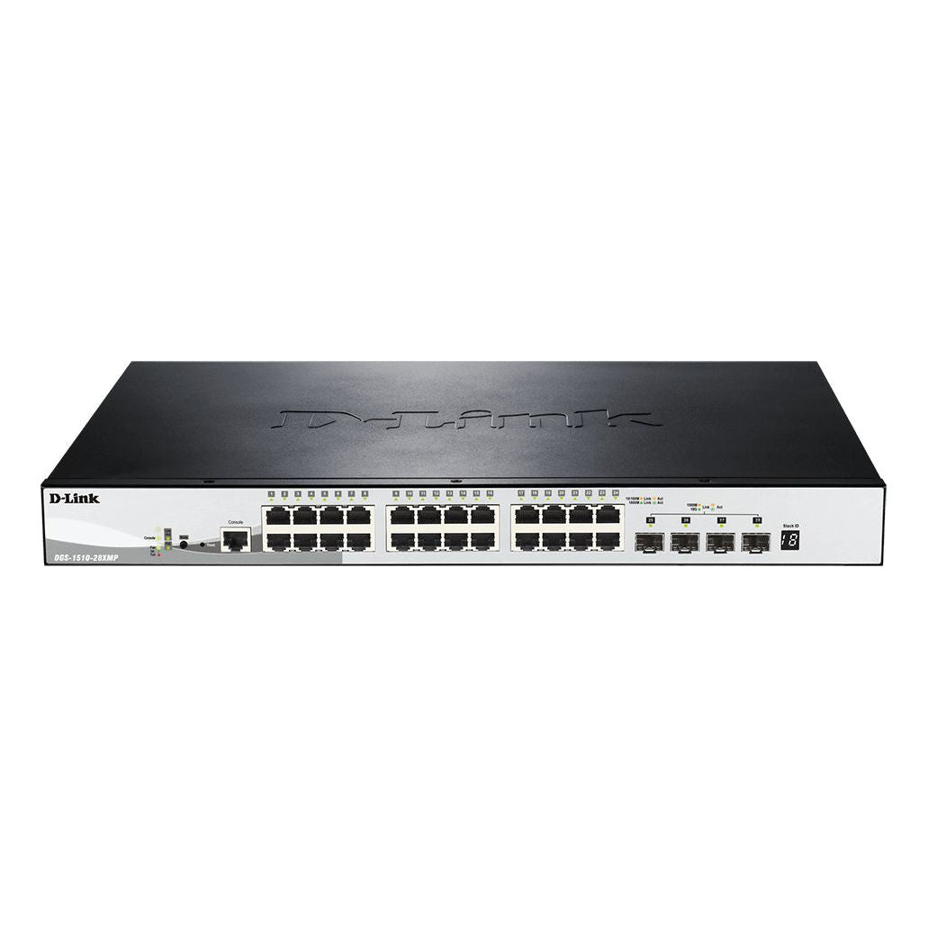 D-Link Switch DGS-1510-28XMP/E / DGS-1510-28XMP E Black