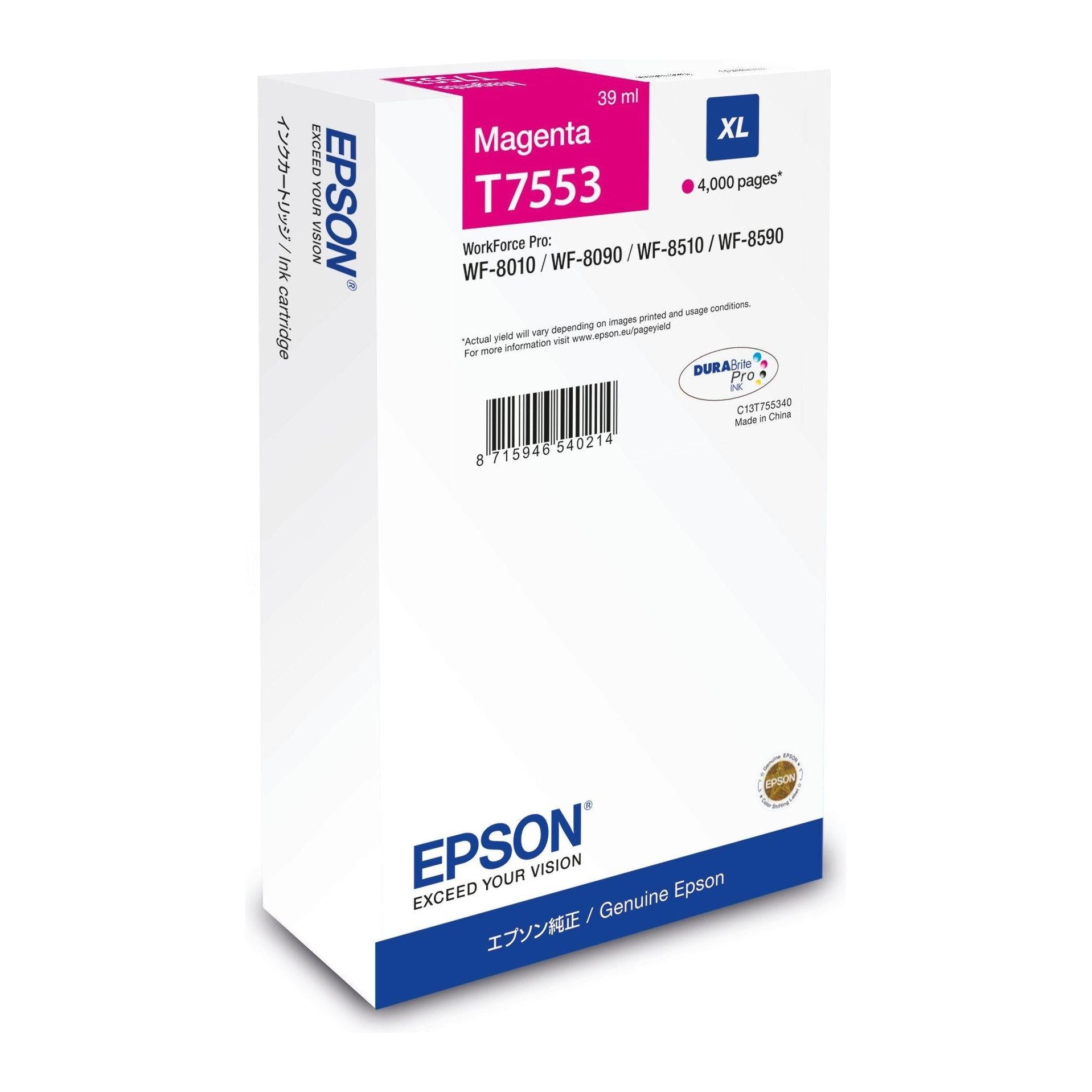 T7553 magenta ink XL