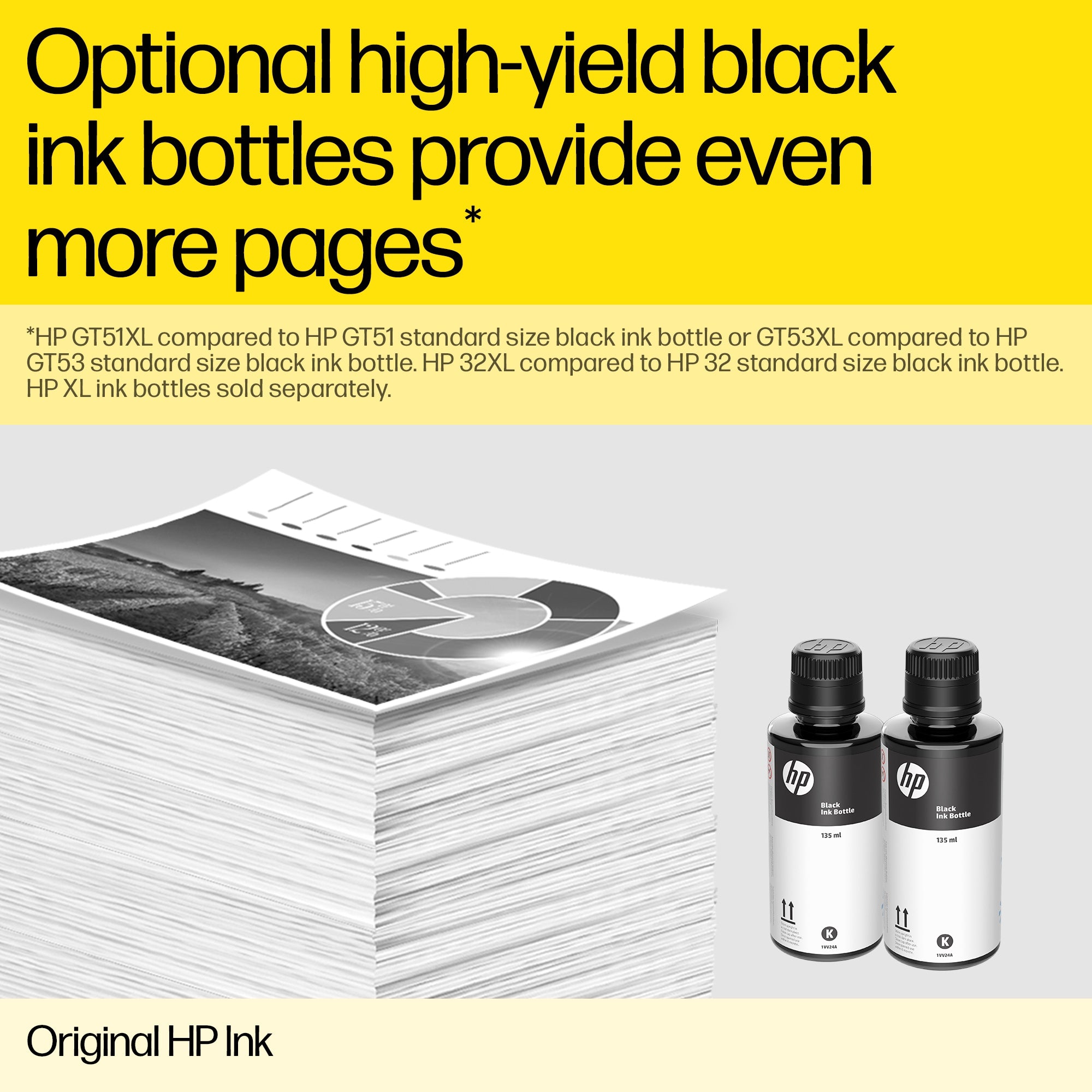 HP 32XL black ink bottle