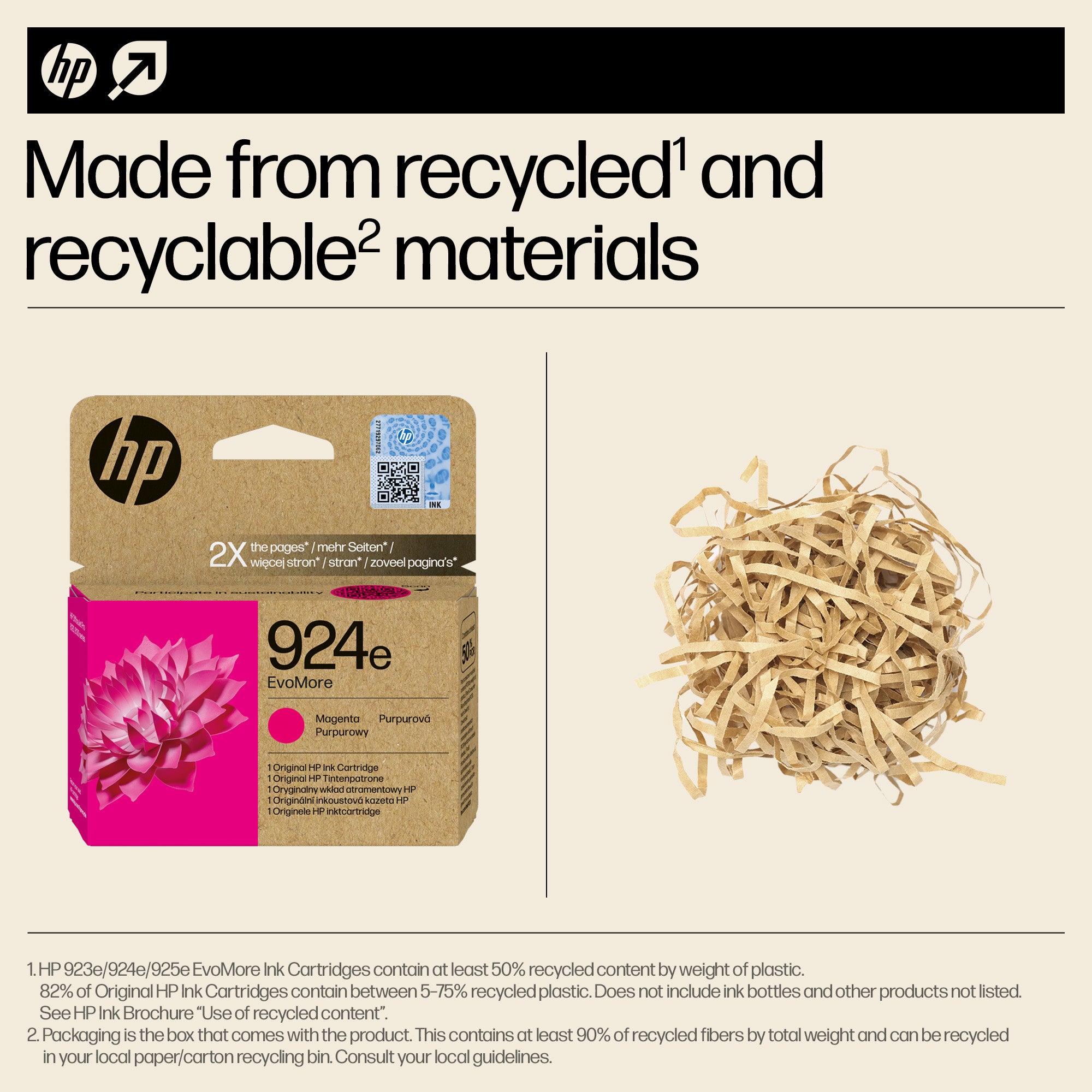 HP 924e EvoMore Magenta Original Ink Cartridge