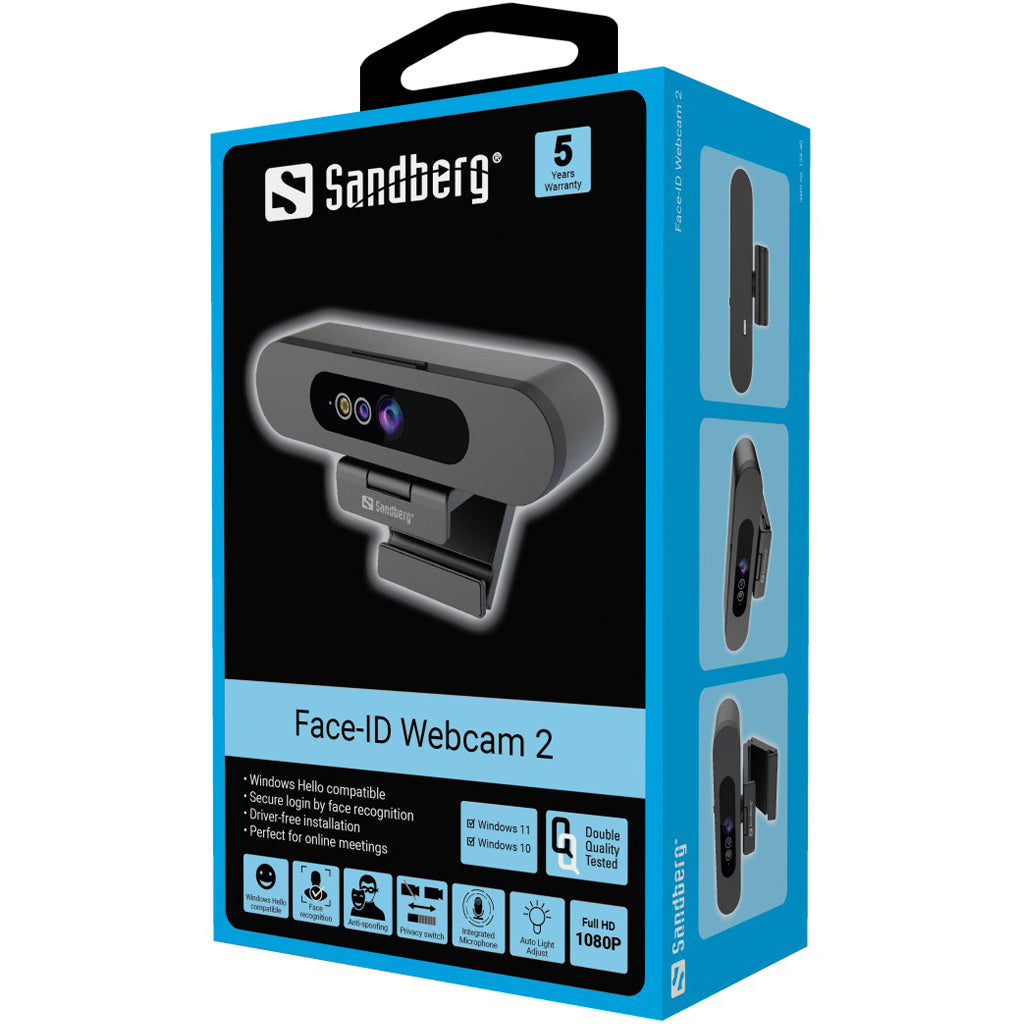 Sandberg Face-ID vefmyndavél 2