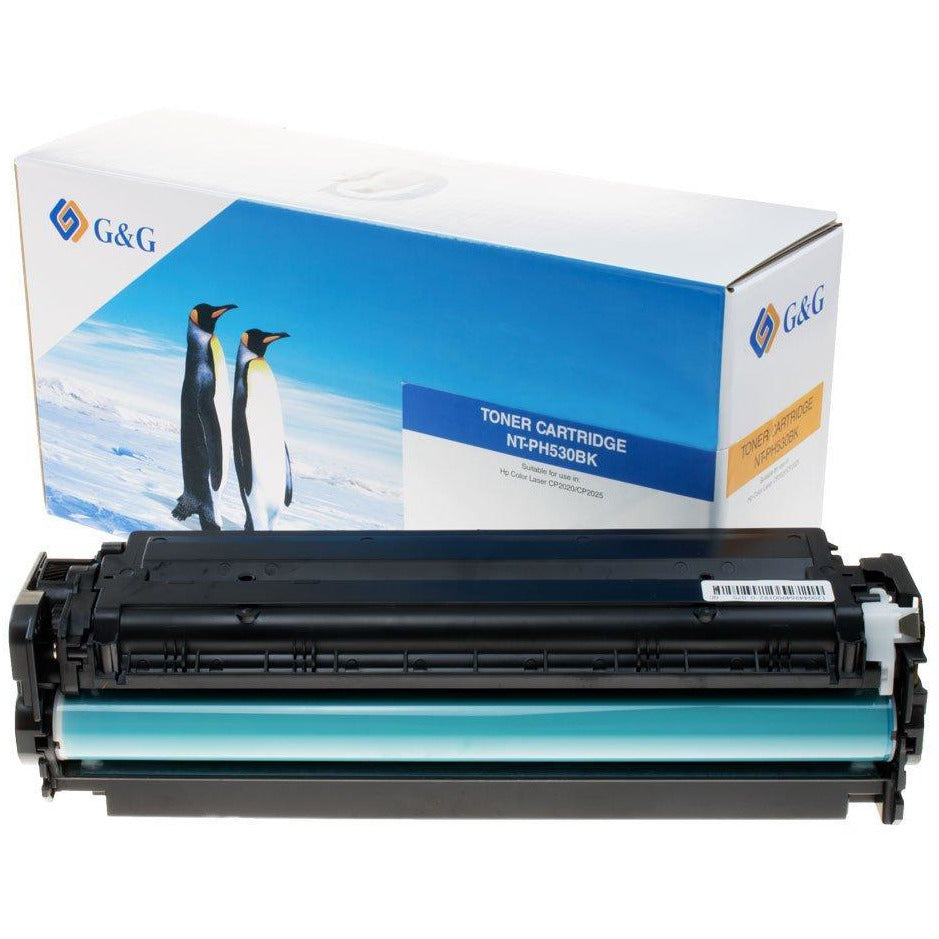 G&G Ninestar samheitahylki: HP 304A/ CC530A/ CE410A / CF380A / Canon 718 BK Svart