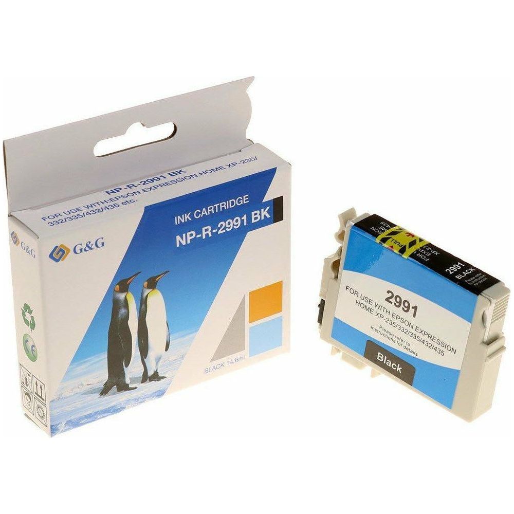 G&G Ninestar samheitahylki:  Epson 29XL Svart (T2991)