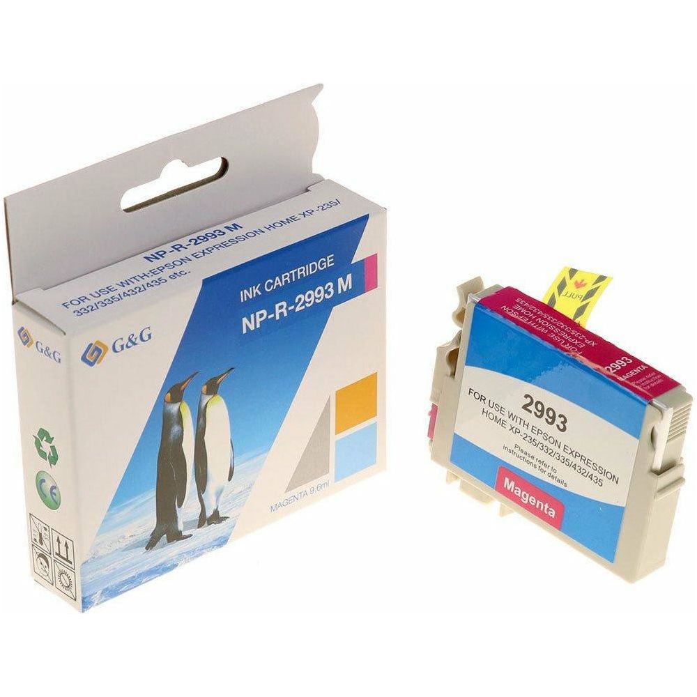 G&G Ninestar samheitahylki:  Epson 29XL Rautt (T2993)