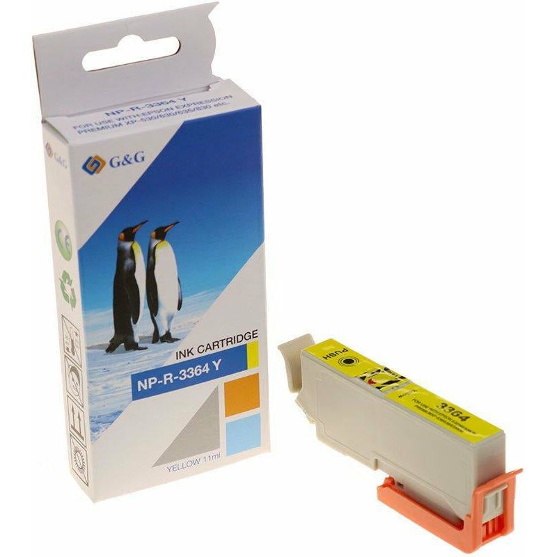 G&G Ninestar samheitahylki:  Epson 33XL Gult