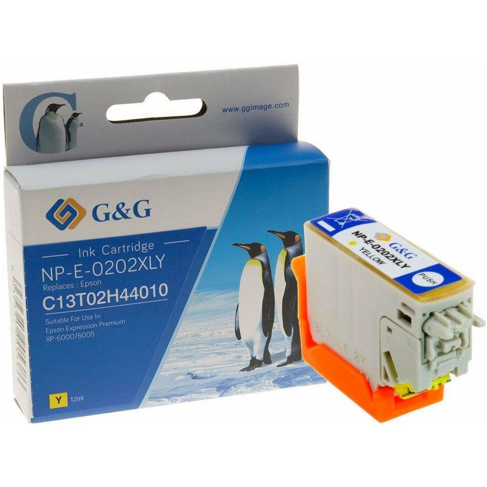 G&G Ninestar samheitahylki:  Epson 202XL / C13T02H44010 Gult