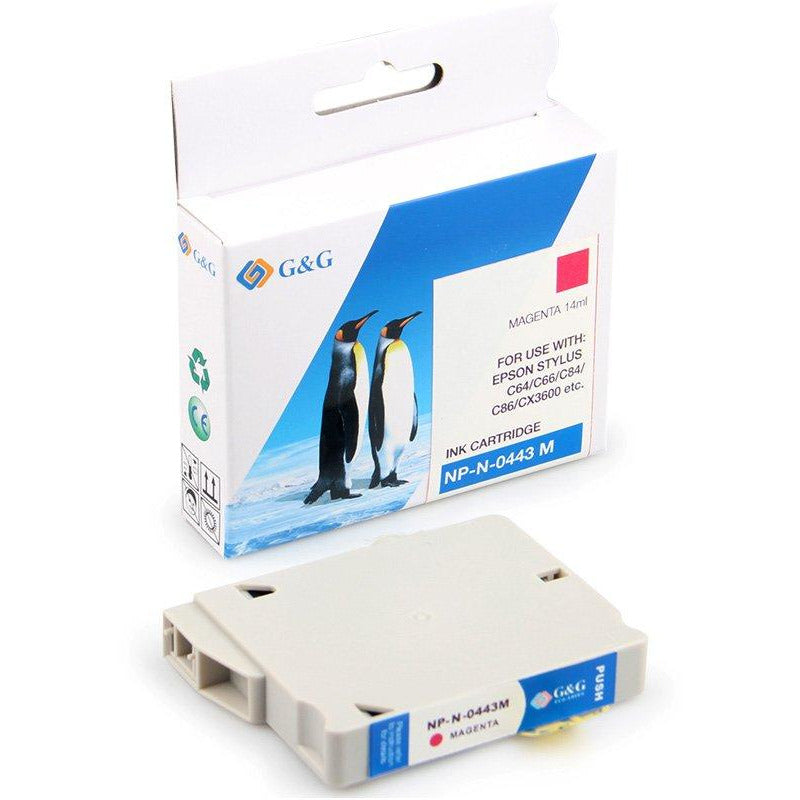 G&G Ninestar samheitahylki:  Epson T0443 Rautt