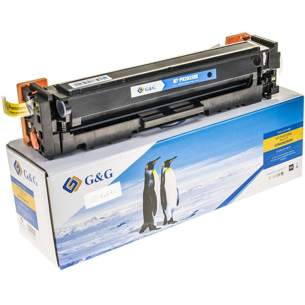 G&G Ninestar universal samheitahylki: HP 201X/ CF400X - Canon 054H -  Svart