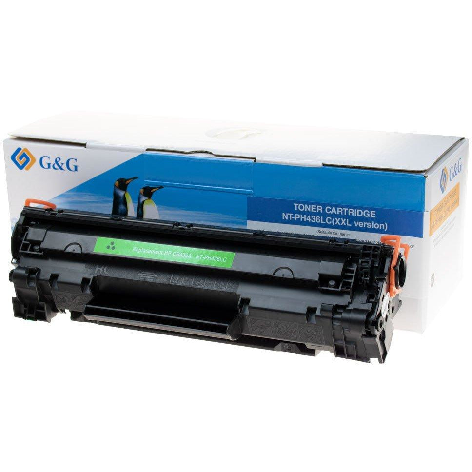 G&G Ninestar XL samheitahylki: HP 36A/ CB436A/ Canon 725 Svart