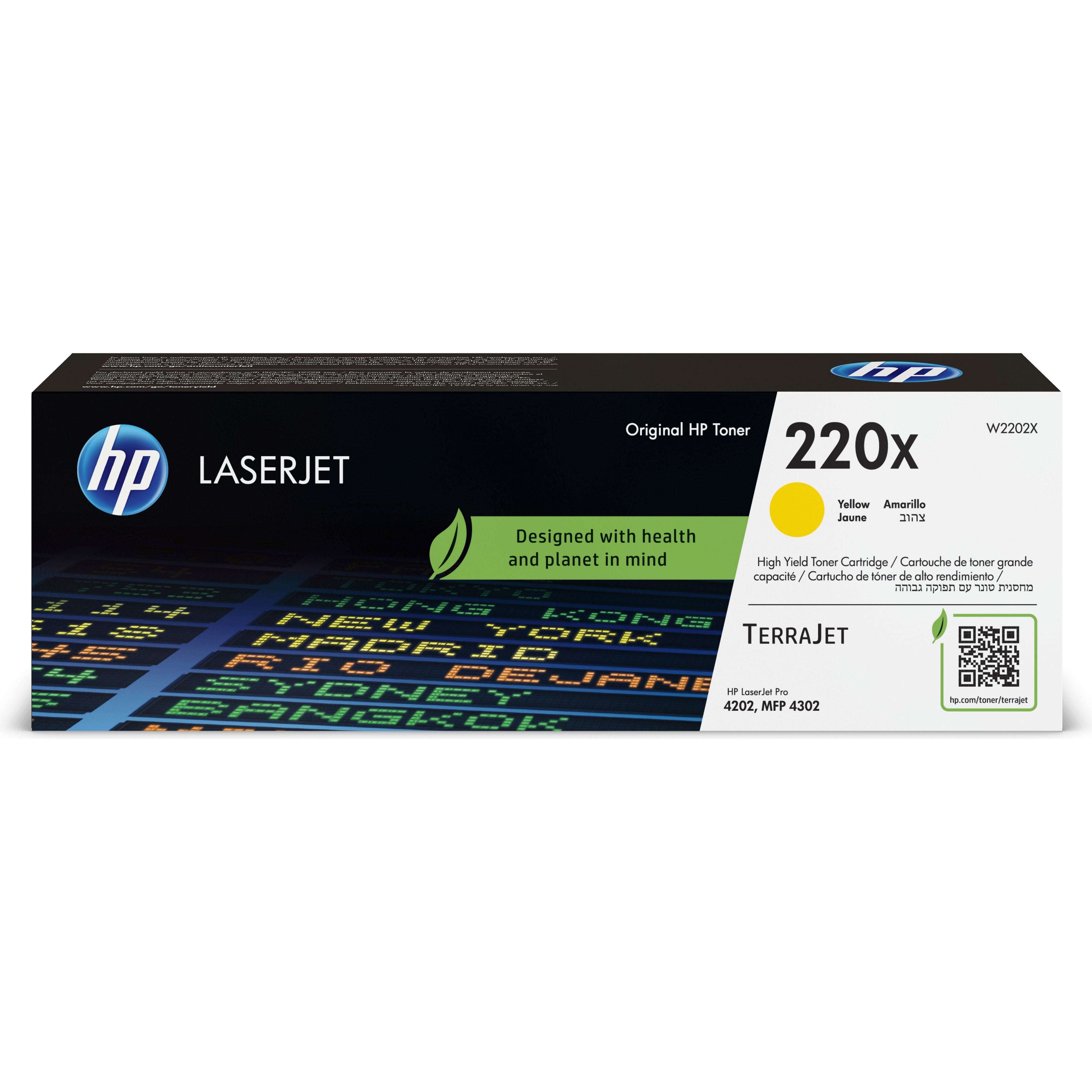 HP dufthylki Cart. W2300A (230A) for Color LaserJet Pro MFP 4302 Color LaserJet Pro 4202 svart Standard Capacity