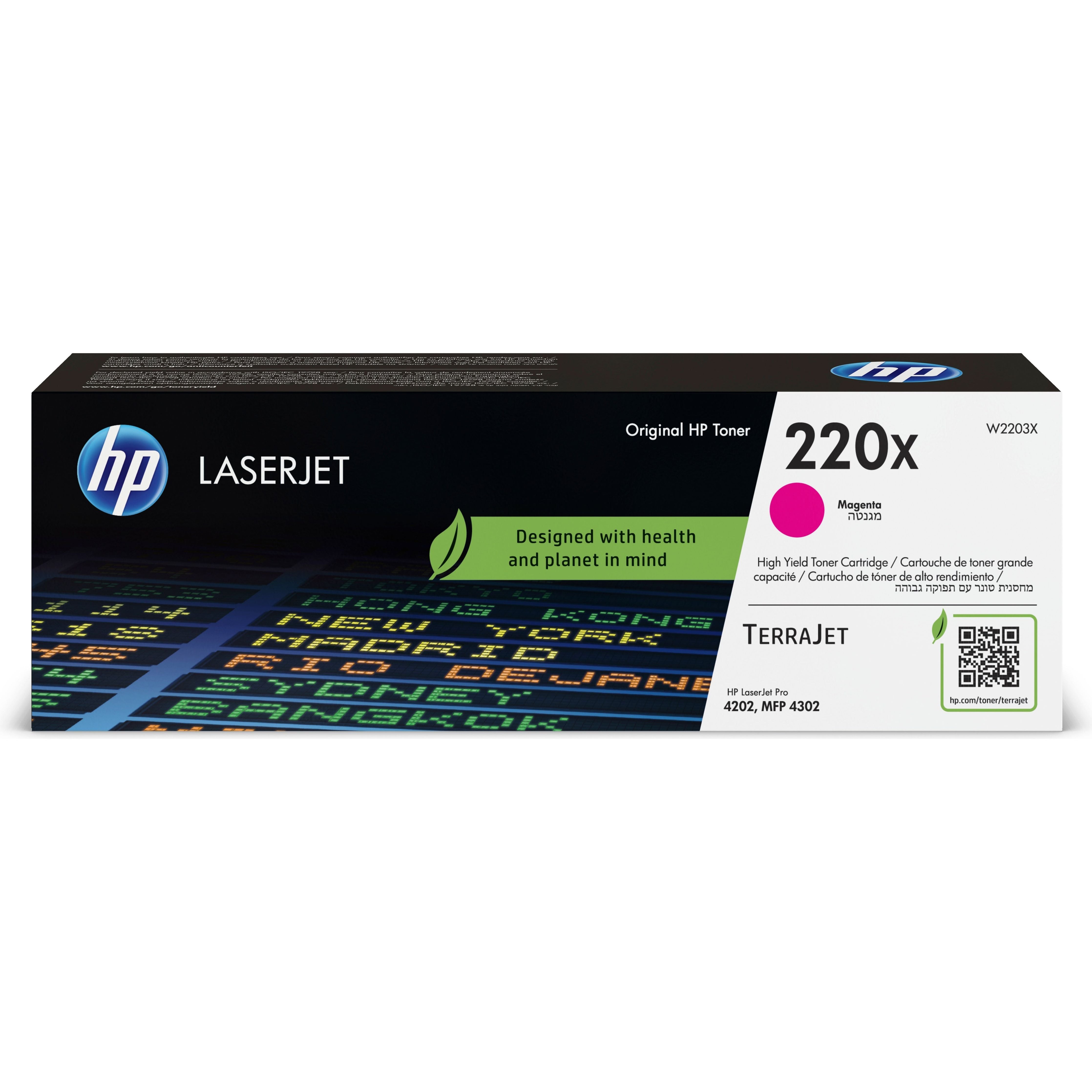 HP dufthylki Cart. W2301A (230A) for Color LaserJet Pro MFP 4302 Color LaserJet Pro 4202 blátt Standard Capacity