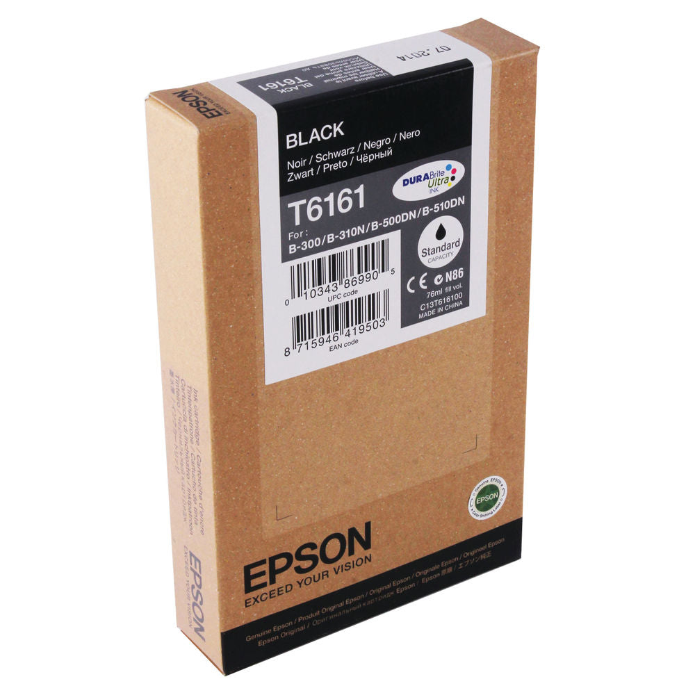 Epson T6161 svart blekhylki 76ml - C13T616100