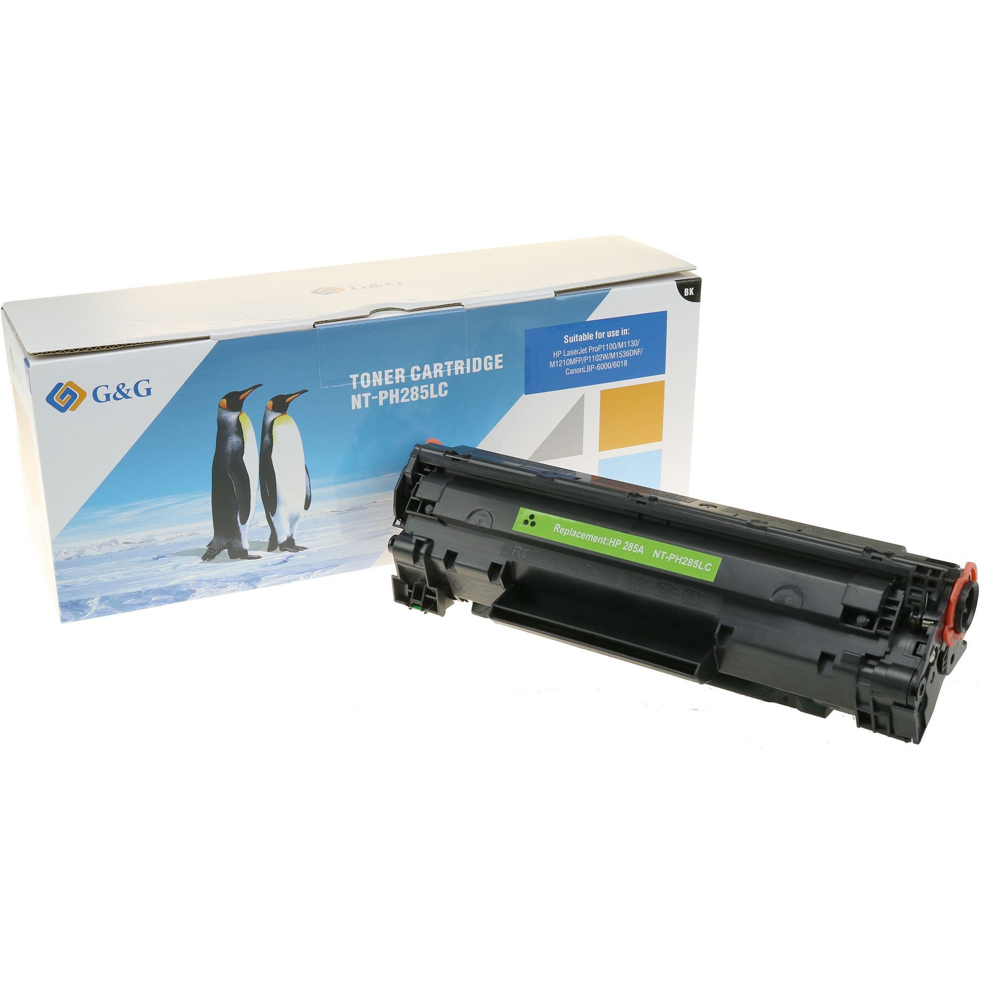 G&G Ninestar XL samheitahylki: HP 36A/ CB436A/ Canon 725 Svart