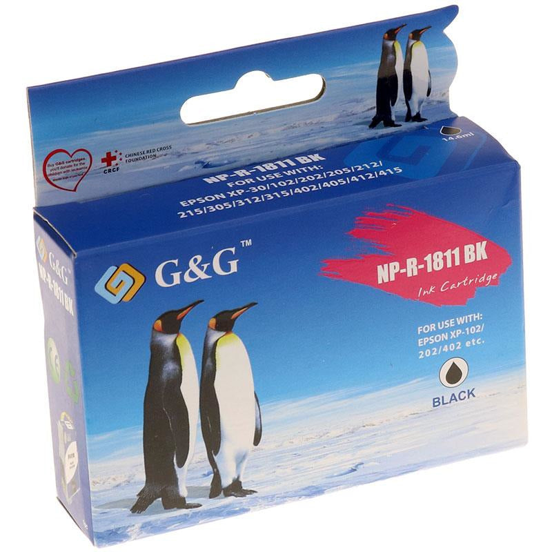 G&G Ninestar samheitahylki:  Epson 18XL Svart