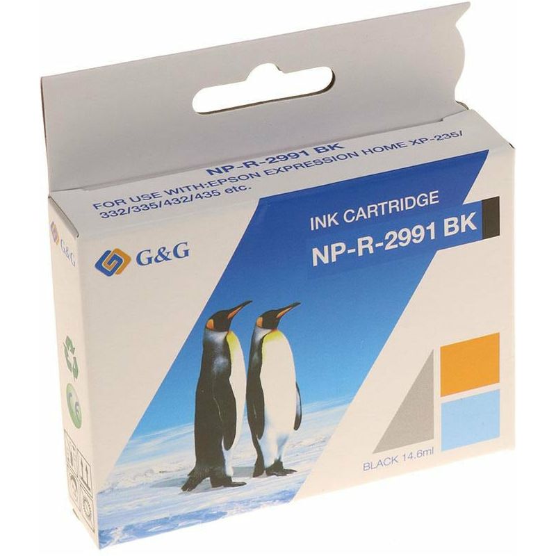 G&G Ninestar samheitahylki:  Epson 29XL Svart (T2991)