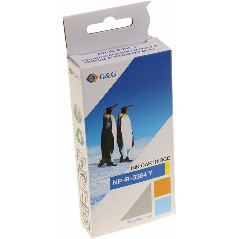 G&G Ninestar samheitahylki:  Epson 33XL Gult