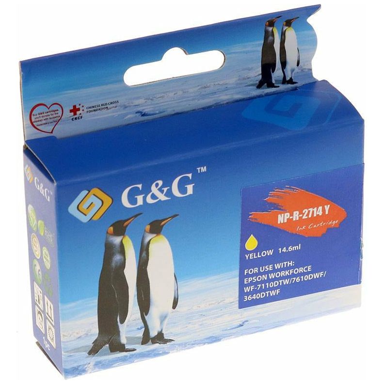 G&G Ninestar samheitahylki:  Epson 27XL (T2714) Gult