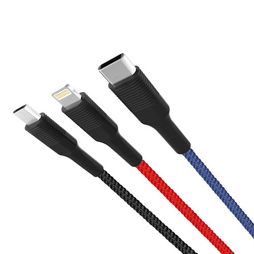 XO NB54 USB Cable Type-C / Micro & Lightning