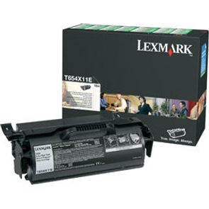 Lexmark Return Print Cart. T654X11E fyrir T654 svart extra HC/XL