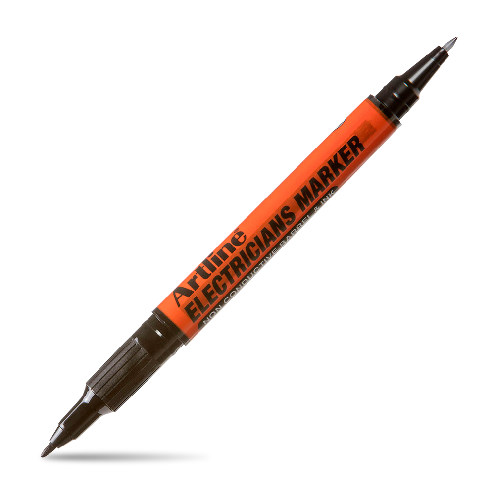Artline Electricians Marker - svart blek
