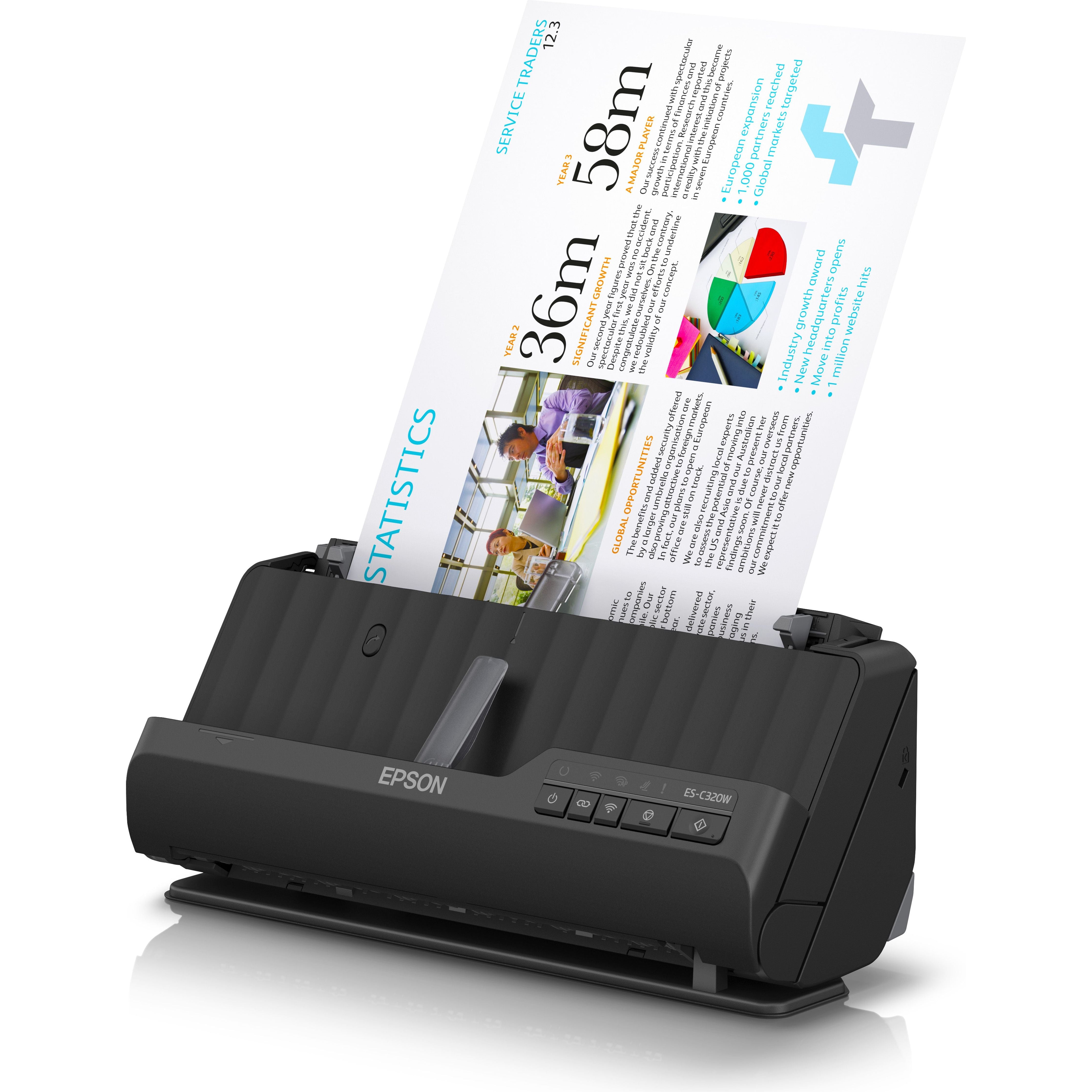 Epson Workforce ES-C320W compact Wi-Fi scanner