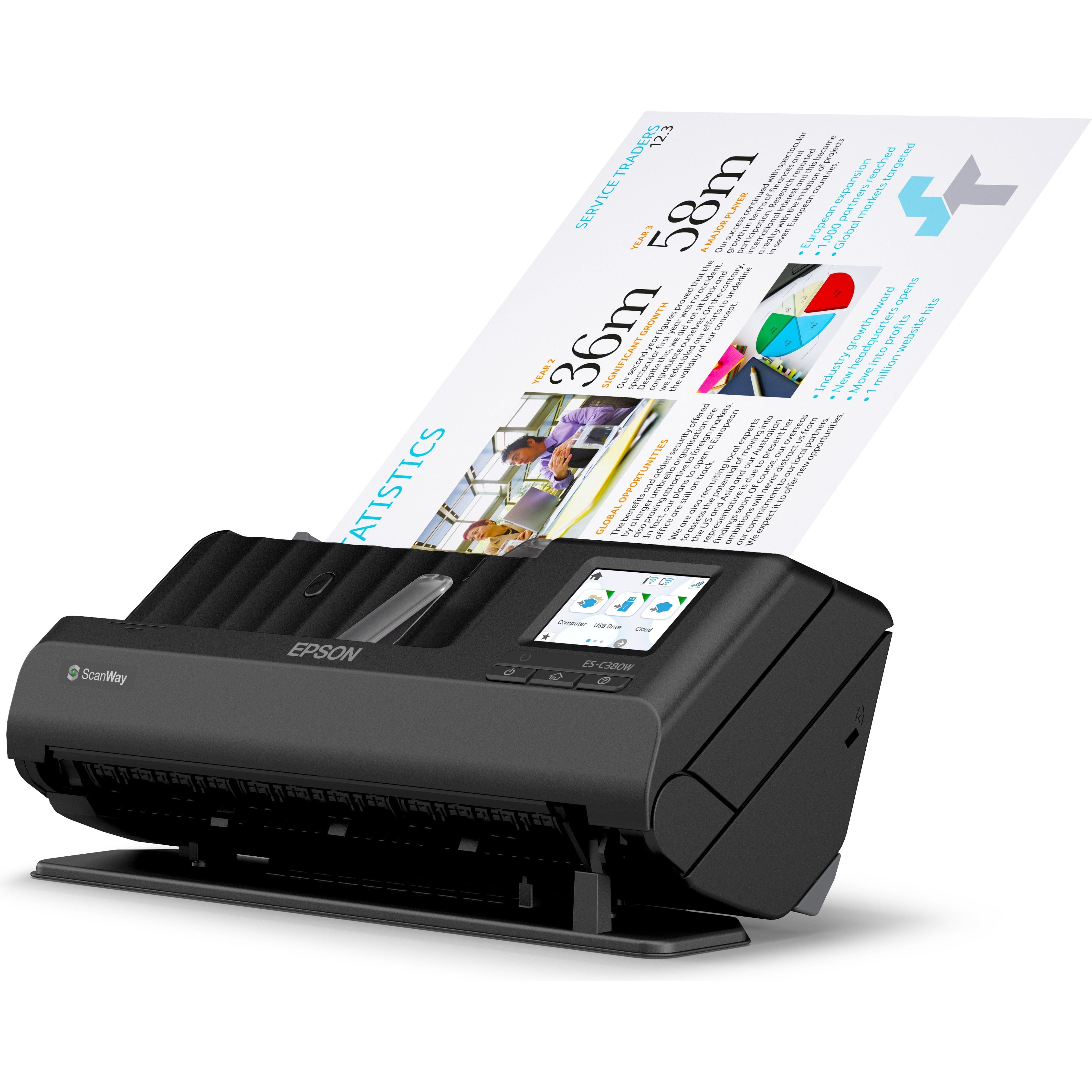 Epson Workforce ES-C380W compact networkscanner