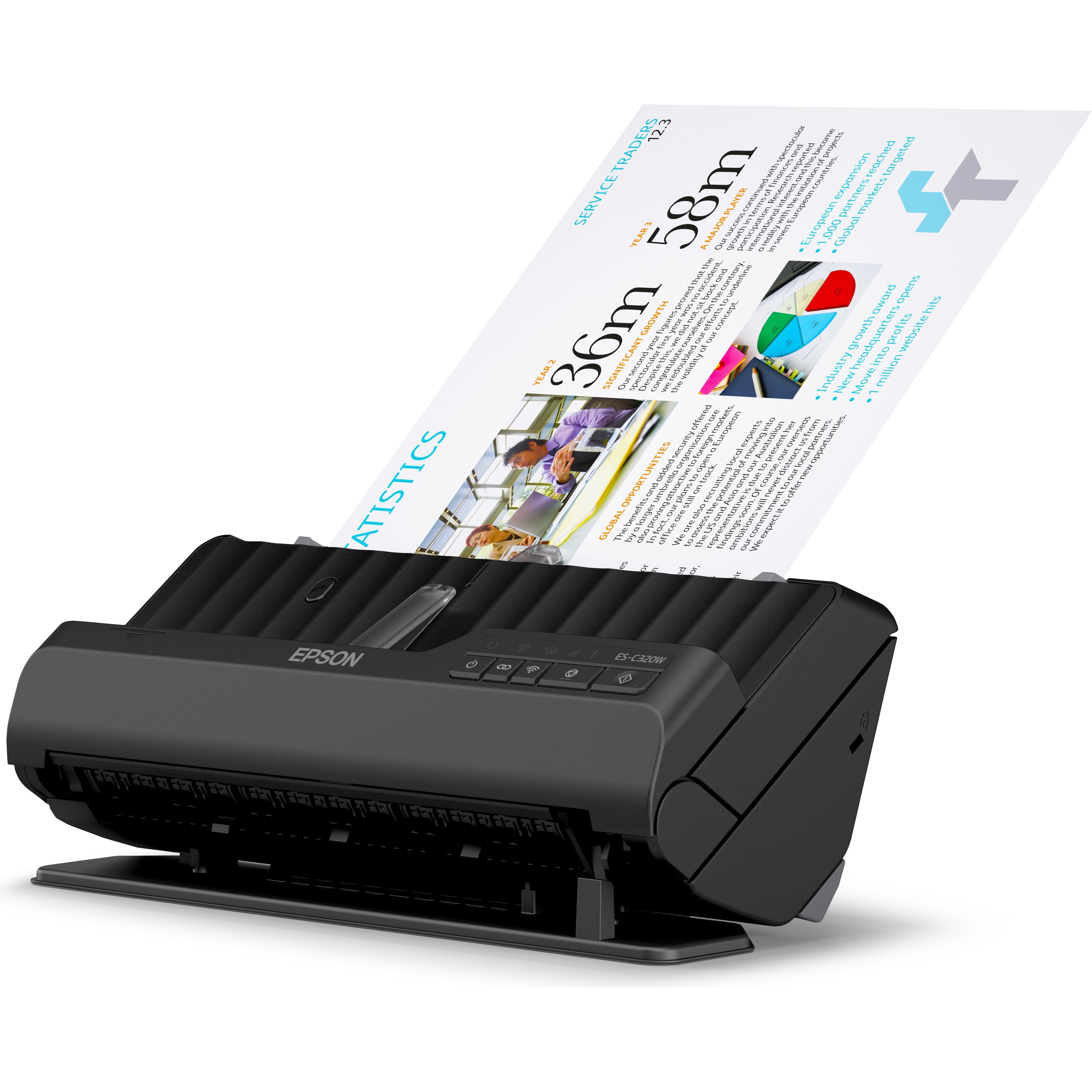 Epson Workforce ES-C320W compact Wi-Fi scanner