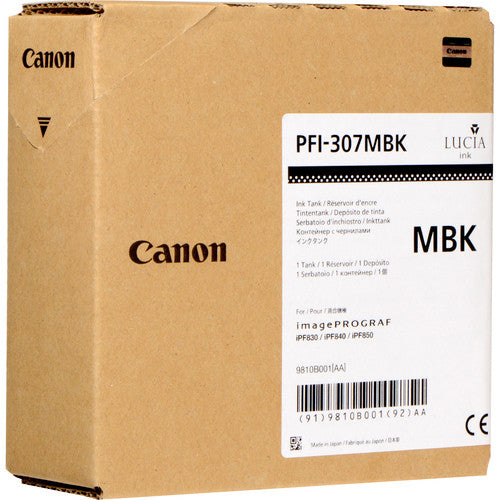 Canon Ink Cart. PFI-307MBK matte svart (330ml)(9810B001)