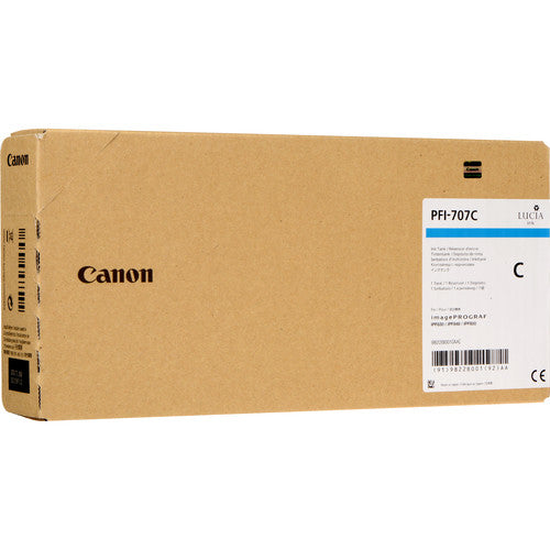 Canon Ink Cart. PFI-707C fyrir imagePROGRAF iPF830/iPF830 MFP M40/iPF840/iPF840 MFP M40/iPF850/iPF850 MFP M40 blátt (9822B001)