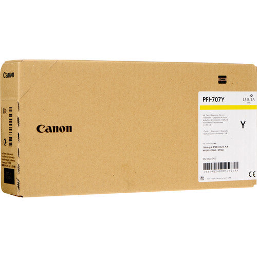 Canon Ink Cart. PFI-707Y für imagePROGRAF iPF830/iPF830 MFP M40/iPF840/iPF840 MFP M40/iPF850/iPF850 MFP M40 yellow (9824B001)