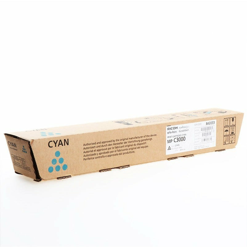 Ricoh Toner 842033 standard capacity MP C3000 cyan