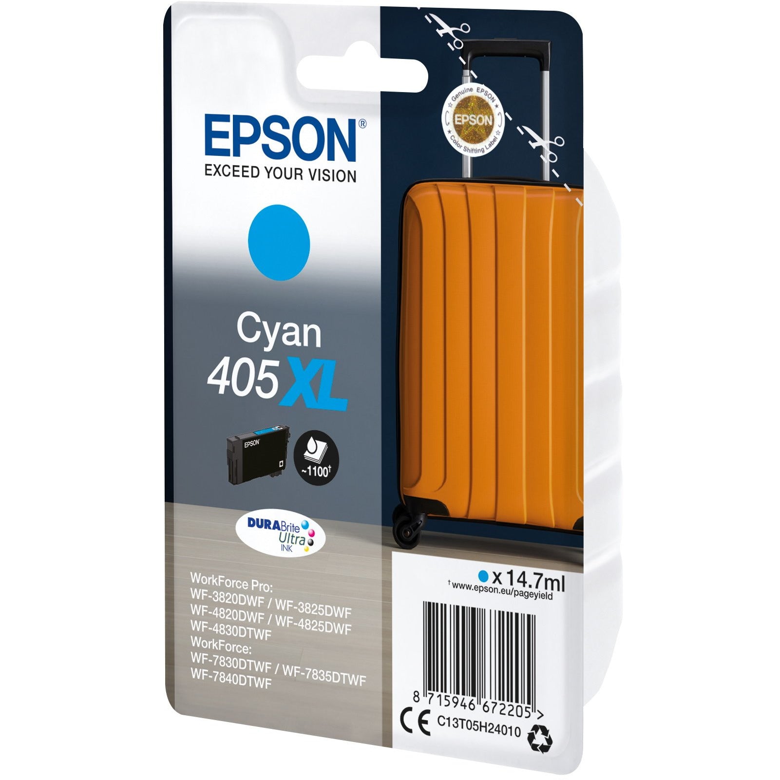 EPSON 405XL blátt blekhylki 14.7 ML