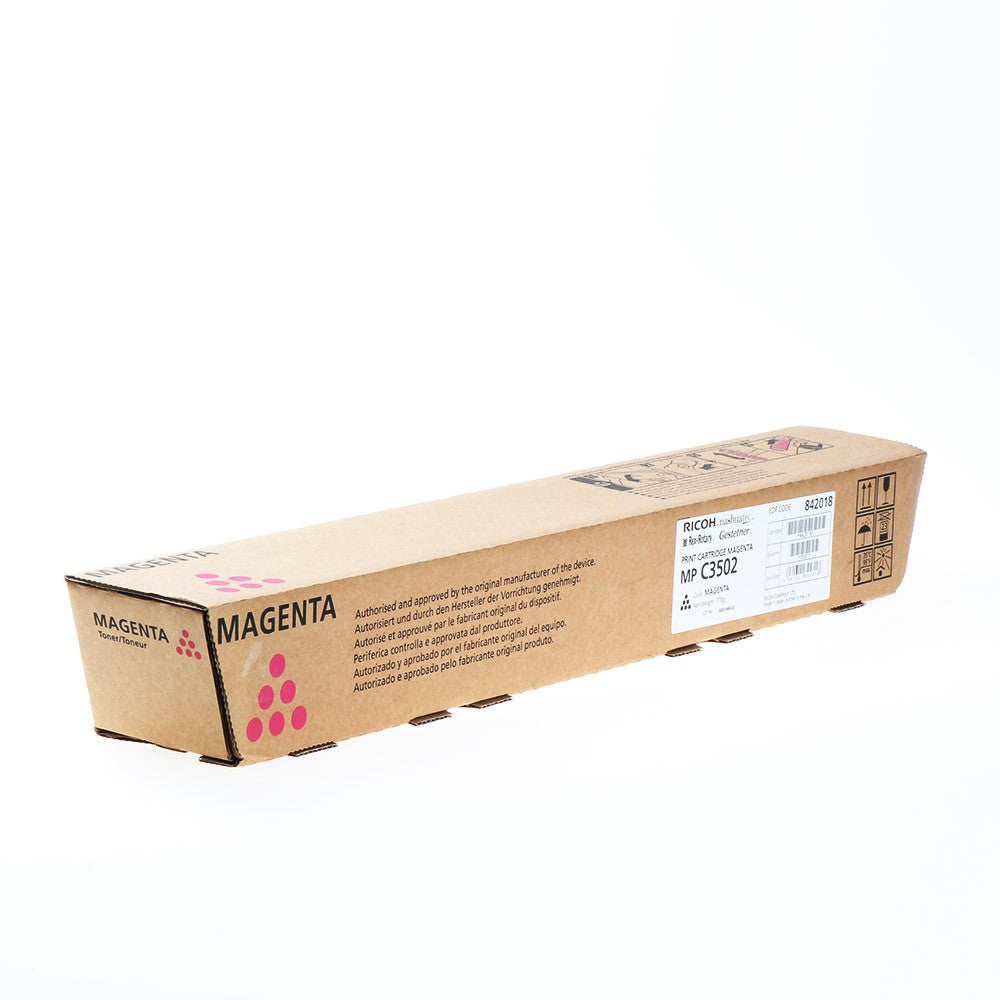Ricoh Toner 842018 standard capacity MP C3502E magenta