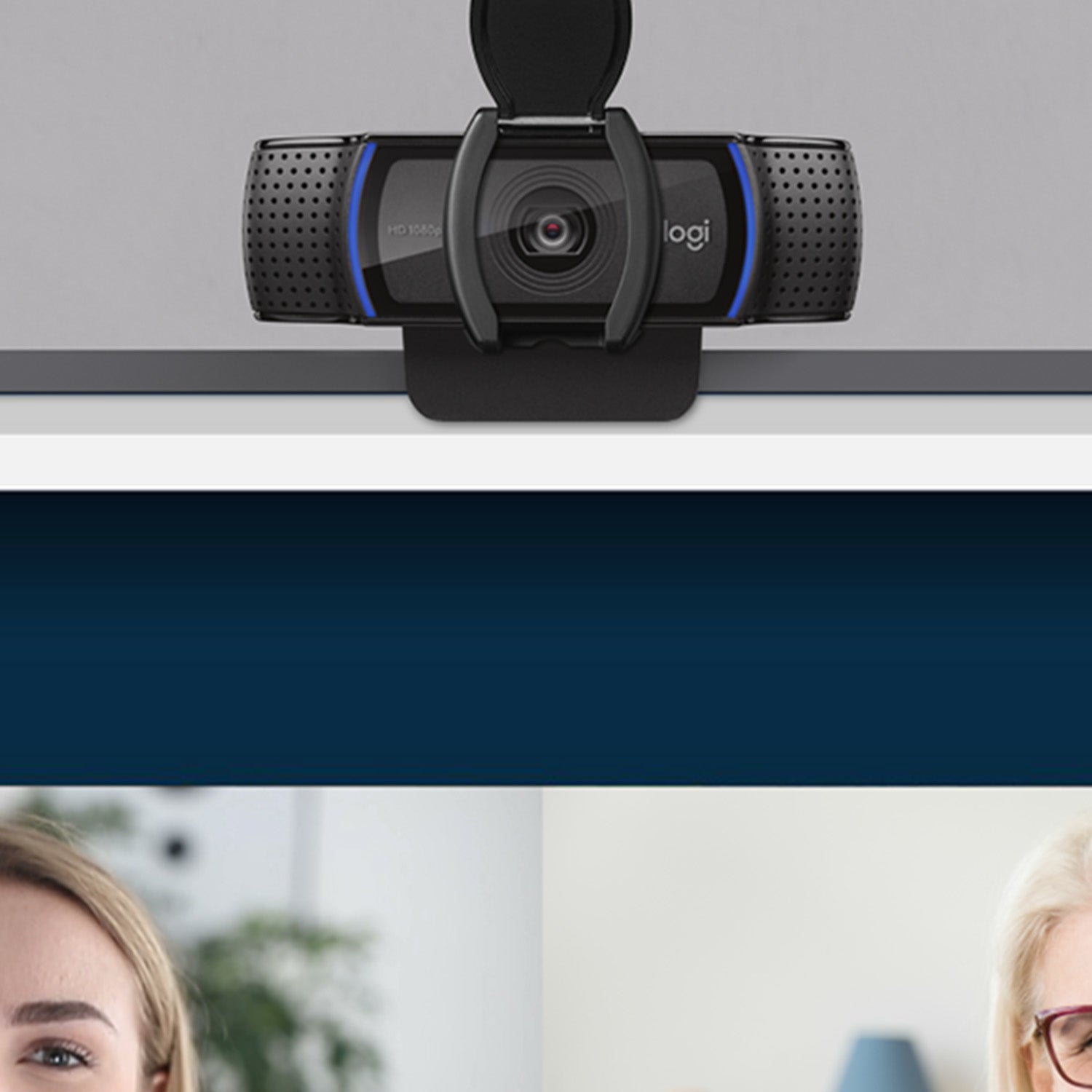 C920S HD Pro vefmyndavél, svört