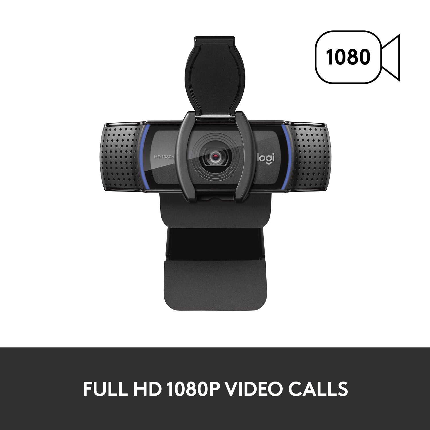 C920S HD Pro vefmyndavél, svört